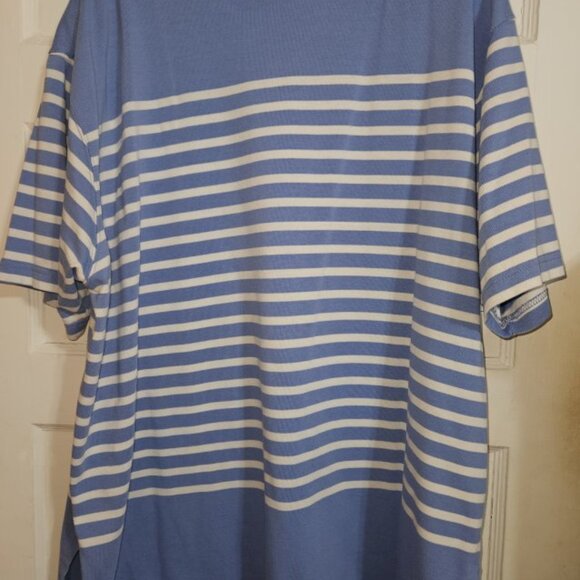 VENEZIA JEANS Blue White Striped Tunic Top Ladies Plus Size 26 28 - Picture 6 of 6